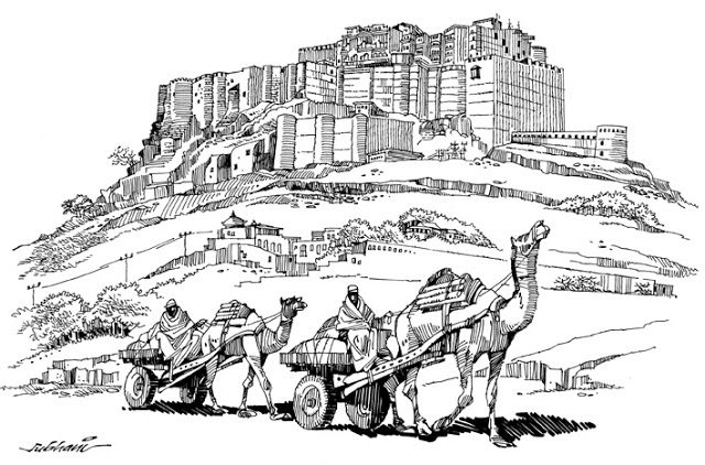 Traditional Indian spice market showcasing heritage and culture